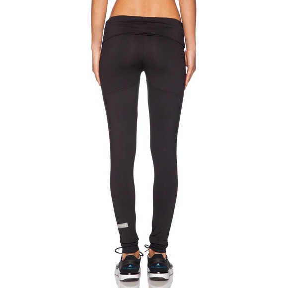 Adidas by Stella McCartney The Performance Fold-Over Full Length Leggings Black - Picture 4 of 13